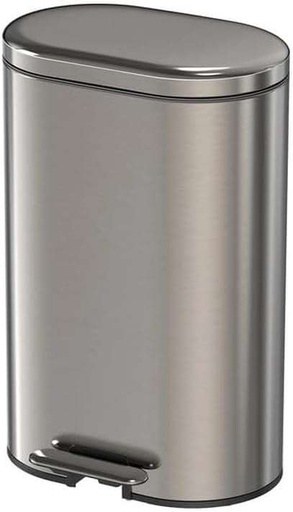 Pedal Bin Oval Stainless Steel 6L