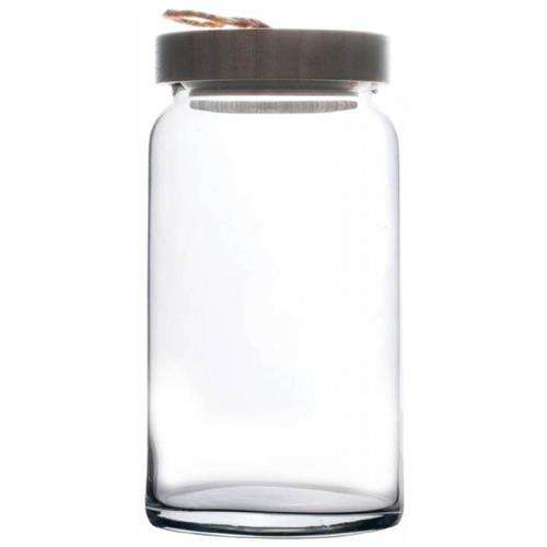 PASABAHCE  BAMBOO LID JAR 1.7 L