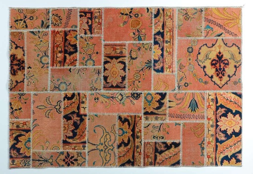 Hand-made Patch work Carpet (‪1.2 x 1.75‬)